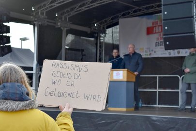 700 Menschen bei Demo in Weener  - Bild 4