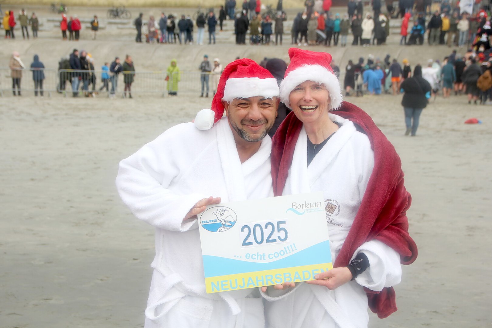 Verschobenes Neujahrsbaden auf Borkum - Bild 29