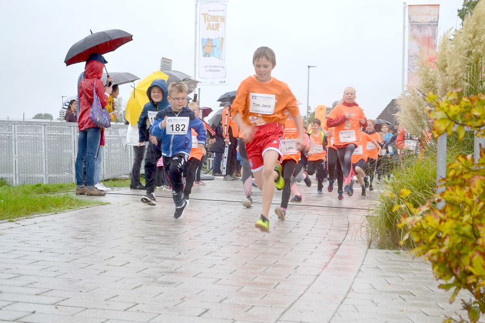 Auch Kinder können mitmachen. 2019 gingen rund 150 Jungen und Mädchen an den Start. Foto: Leukin