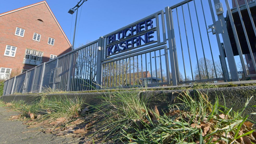 Noch in diesem Jahr bezieht die Ostfriesische Landschaft voraussichtlich die Räume der Blücher-Kaserne. Foto: Archiv