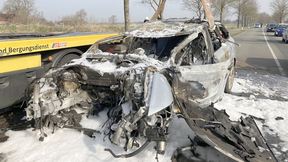 Die Polizei ist am Dienstagvormittag zu einem Einsatz in Simonswolde ausgerückt. Foto: Böning