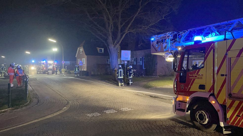 Die Feuerwehr war mit mehreren Kräften vor Ort. Foto: Feuerwehr