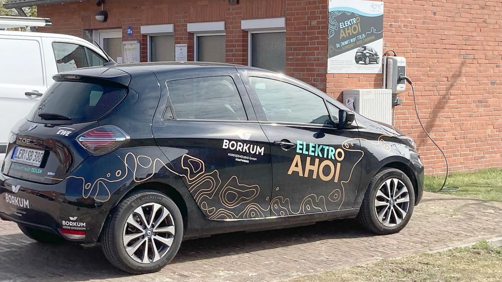 Zwei Elektroautos der NBG können derzeit für Fahrten gemietet werden. Foto: privat