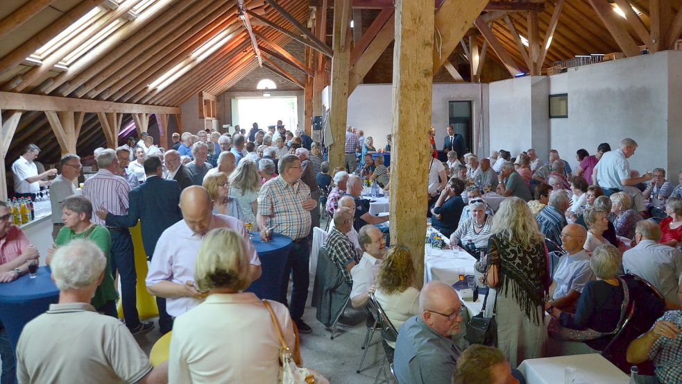 Dieses Foto stammt vom jüngsten Bürgerfest in Hinte, das im Jahr 2018 stattfand. Gefeiert wurde damals im Gulfhof in Loppersum. Archivfoto: Hillebrand