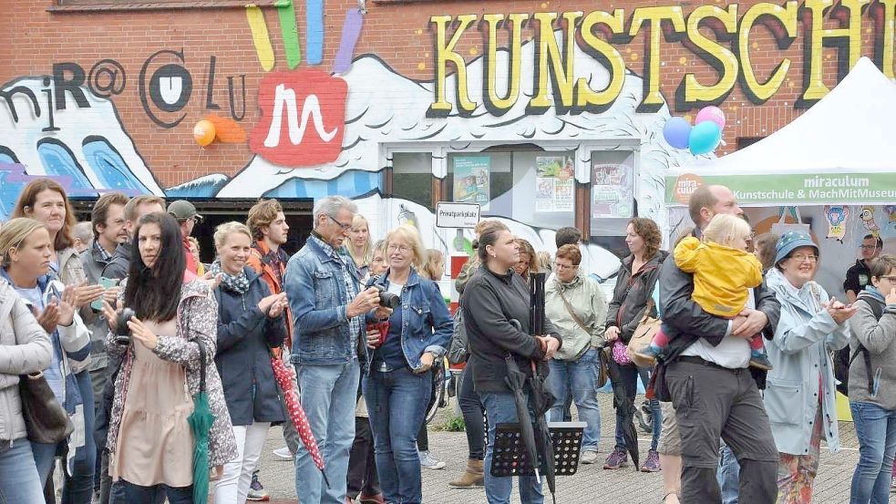 Die Aktionen der Kunstschule finden lebhaften Zuspruch. Foto: Archiv