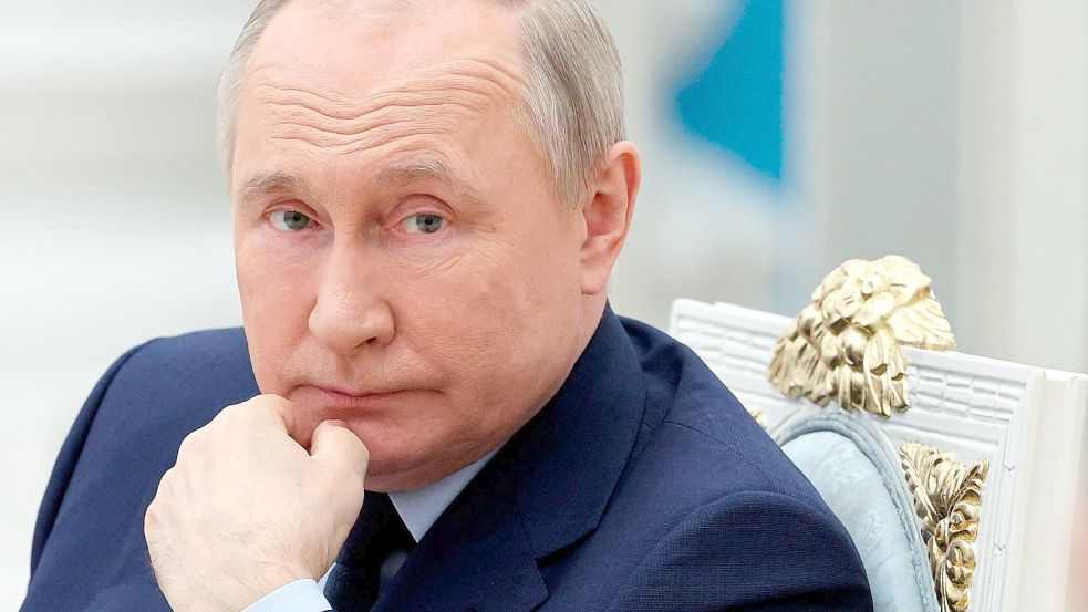 Kremlchef Wladimir Putin während einer Sitzung in Moskau. Foto: Mikhail Tereshchenko/Pool Sputnik Kremlin/AP/dpa