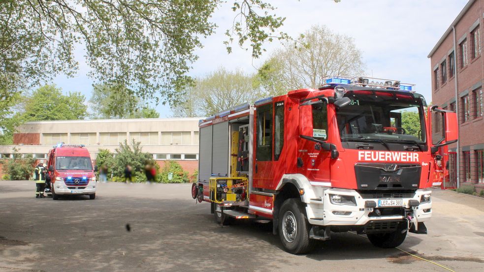 Die Feuerwehr Weener rückte aus. Foto: Rand