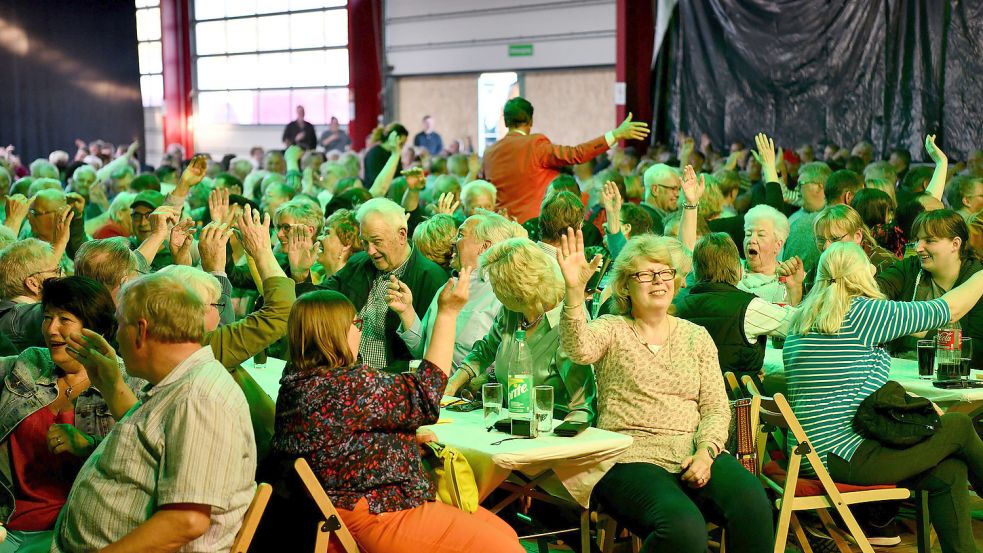 Die Stimmung war ausgelassen.