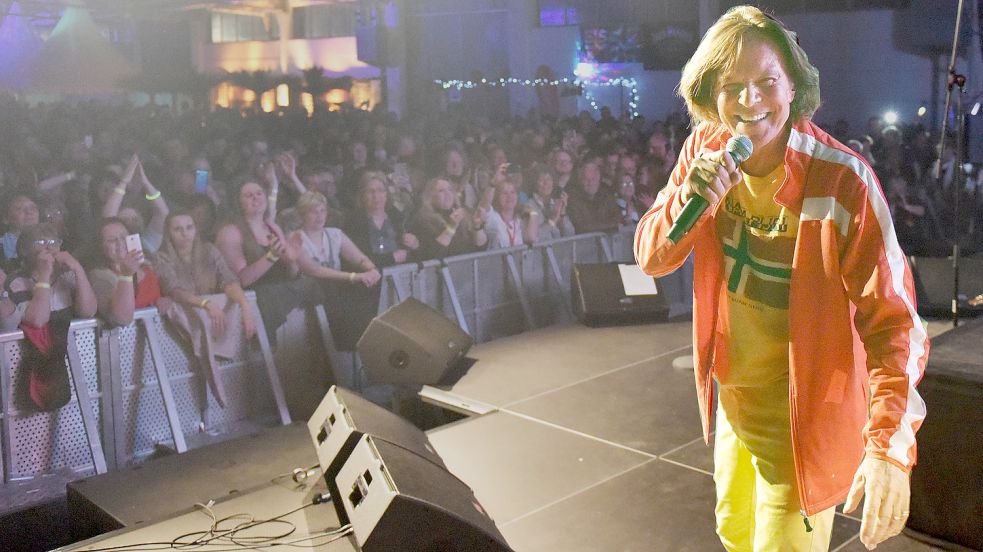 2019 trat Jürgen Drews in Weener vor rund 1500 Besuchern auf. Foto: Stromann/Archiv