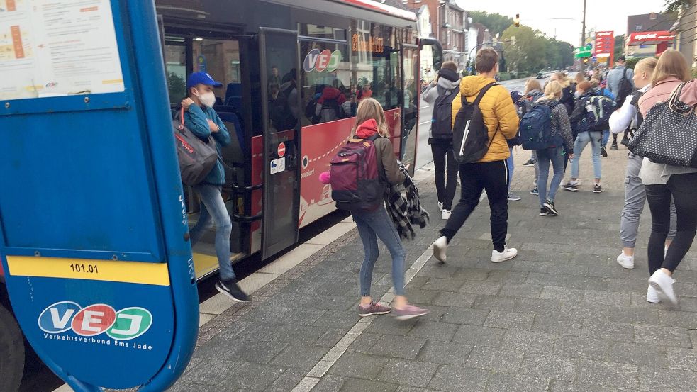 Die Schülerbeförderung in Emden wird am Montag nur bis nach der 3. Schulstunde gewährleistet. Foto: Archiv