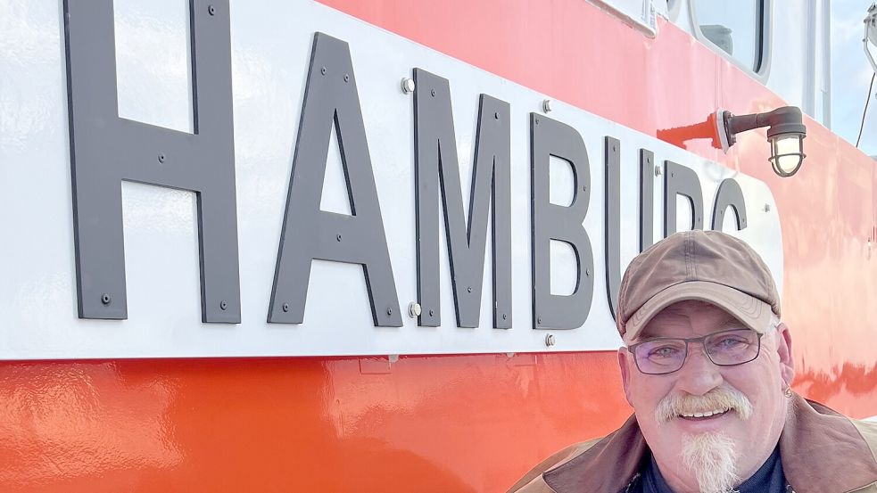 Die letzte Wache für Vormann Ralf Brinker auf dem Seenotrettungskreuzer "Hamburg". Foto: Die Seenotretter/DGzRS