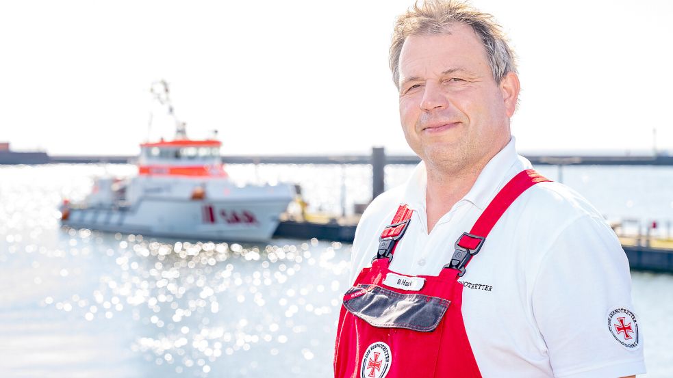 Michael Haack ist nun erster Vormann der Borkumer DGzRS-Station. Foto: Keller/DGzRS