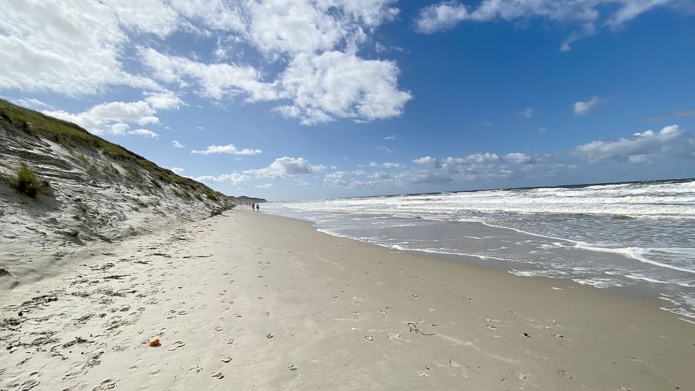 Die Wetteraussichten für das Wochenende sind durchwachsen. Auf den Inseln - das Bild zeigt Norderney - wird es tendeziell etwas kühler als auf dem Festland. Foto: Harms/Archiv