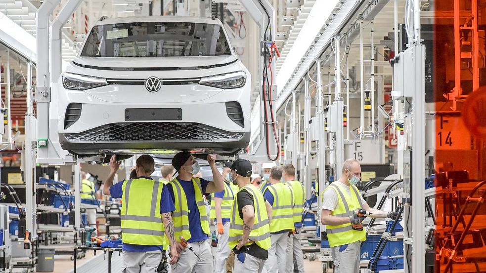 Wird bald ausschließlich von VW Emden montiert: der ID.4. Foto: Ortgies/Archiv