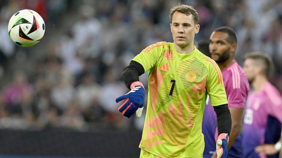 Manuel Neuer patzte beim Spiel Deutschland - Griechenland. Foto: dpa/Federico Gambarini