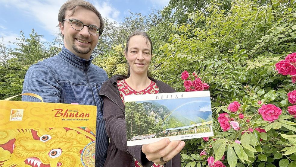 Jonas und Mechthild Molkenthin starten mit ihren Söhnen bald in ein neues Abenteuer. Sie werden fünf Jahre lang in Bhutan leben. Foto: Bothe