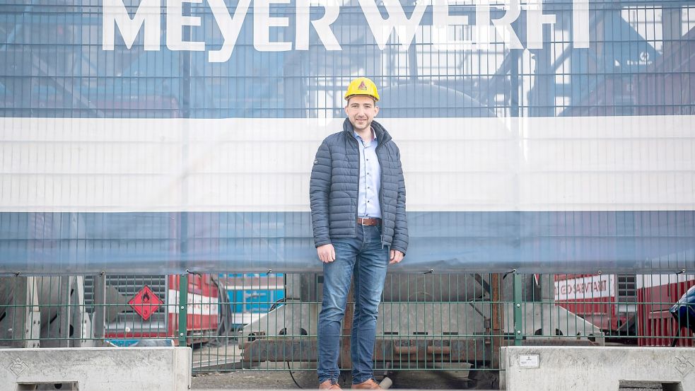 Hat elf Jahre bei der Meyer Werft gearbeitet und war viereinhalb Jahre Betriebsratsvorsitzender: der heutige SPD-Landtagsabgeordnete Nico Bloem. Foto: dpa