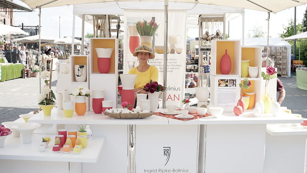 Beim Töpfermarkt in Leer gibt es viele Angebote. Foto: Sparringa Veranstaltungen