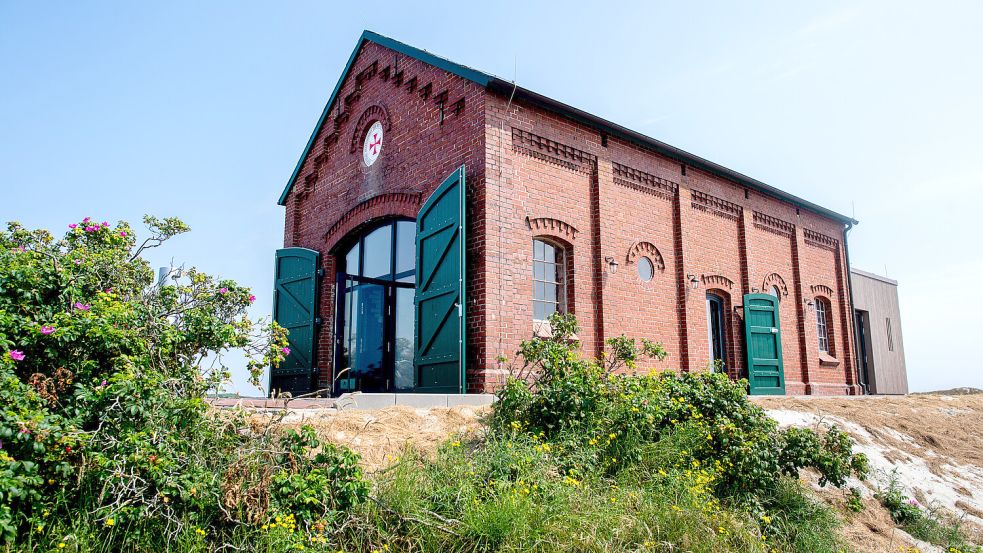 Im Rettungsschuppen ist das Museum untergebracht. Foto: Dittrich/dpa