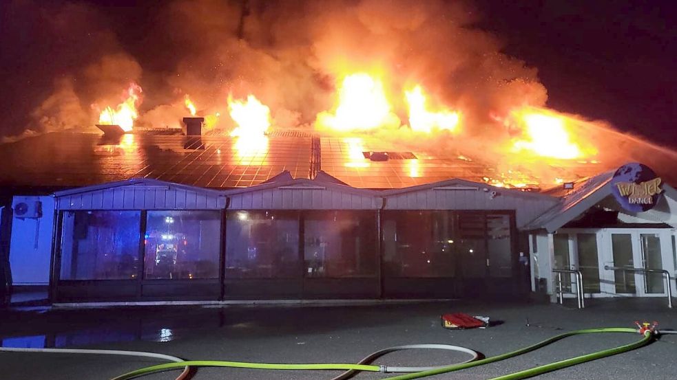 Das „Twister“ in der Brandnacht. Foto: Polizei