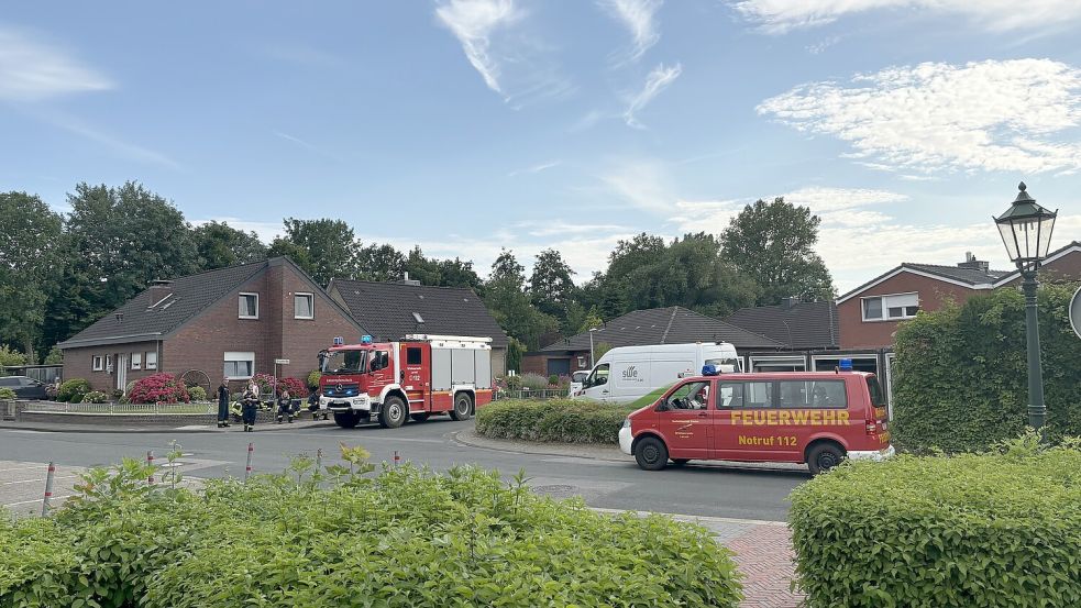 Zahlreiche Einsatzkräfte sind vor Ort. Foto: Weiden