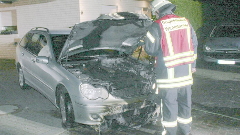 Die Feuerwehr rückte in der Nacht nach Möhlenwarf aus. Foto: Joachim Rand