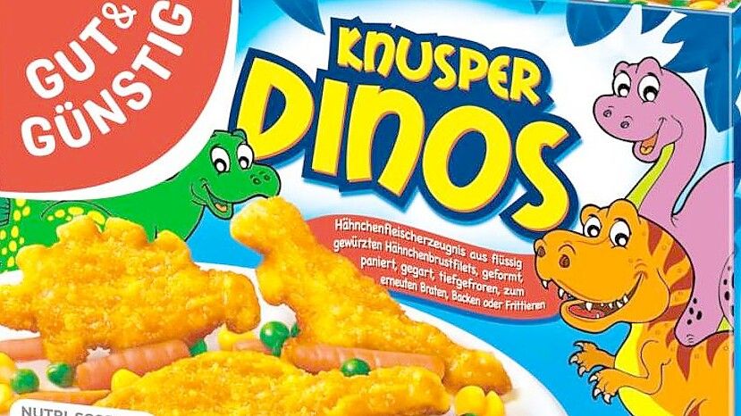 Für bestimmte Packungen der „Knusperdinos“ von Edeka gibt es einen Rückruf. Foto: Kartonbild/Edeka