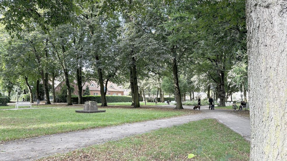 Der Burgplatz-Park wurde erst kürzlich saniert für mehr Aufenthaltsqualität.