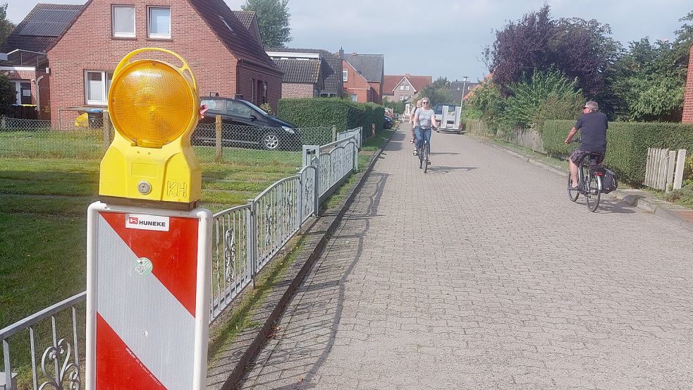 Beginn ist im Abschnitt zwischen Neuer Straße und Wiesenweg. Foto: Ferber