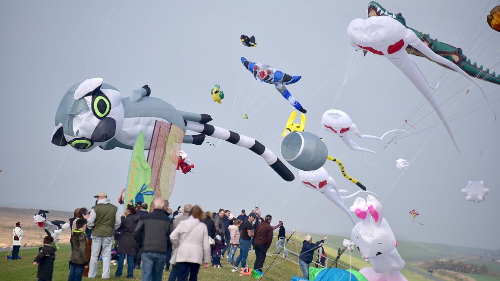 Das Drachenfest in Upleward zählt zu den Highlights im Veranstaltungskalender. Foto: Archiv/Wagenaar