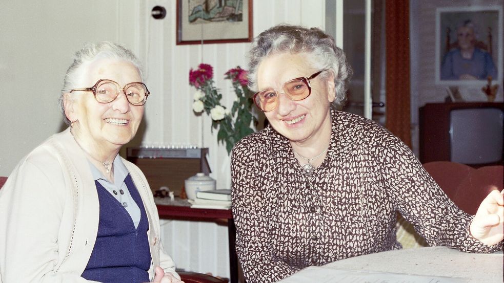 Wilhelmine Siefkes (links) und Greta Schoon waren befreundet und wohnten eine Zeit lang zusammen. Foto: Stadtarchiv