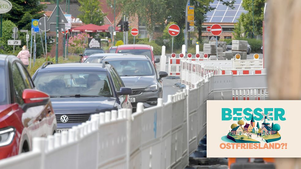 Ist eine Straße kaputt, muss sie saniert werden – wie hier die Bundesstraße 72 in Hesel. Foto: Ortgies/Archiv