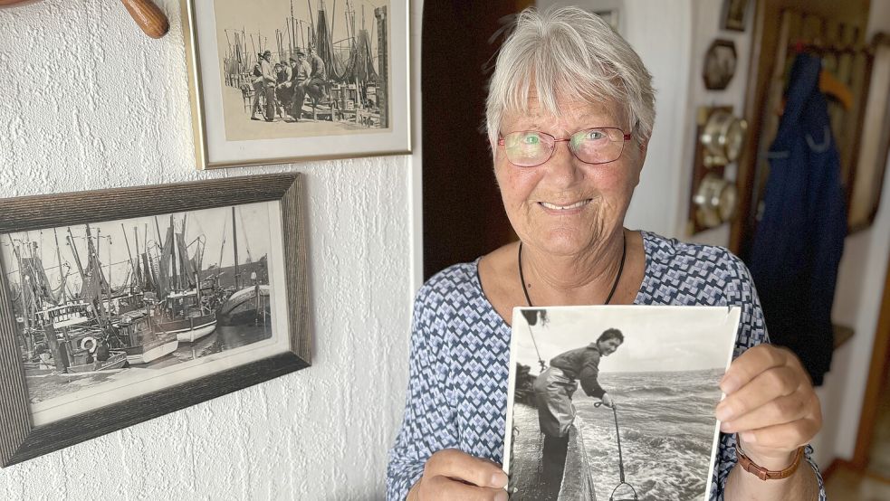 Monika Arends ist heute 81 Jahre alt und erinnert sich gerne daran zurück, Fischerin gewesen zu sein. Foto: Weiden