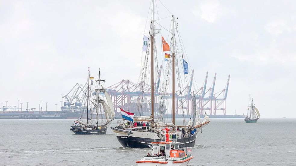 Etliche Traditionssegler werden am letzten Septemberwochenende in Wilhelmshaven zu sehen sein. Foto: Rene Spielmann