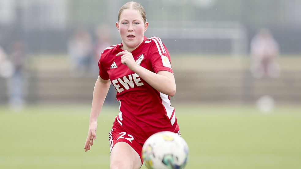 Durchgestartet bis in die Nationalmannschaft: Janne Buck von Aurichs B-Juniorinnen. Archivfoto: Doden/Emden