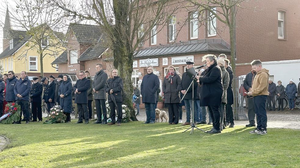 Im vergangenen Jahr hielt Pastorin Margrit Tuente die Ansprache. Foto: Archiv/G. Kauf