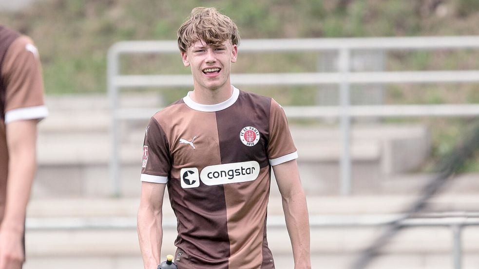 Der Esenser Ols Backhaus spielt für die U19 des FC St. Pauli. Foto: Imago