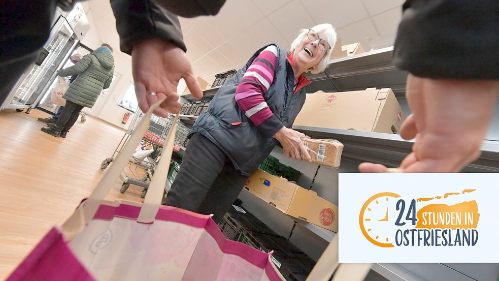 Heidi Lünemann engagiert sich seit Tag eins bei der Leeraner Tafel. Foto: Ortgies