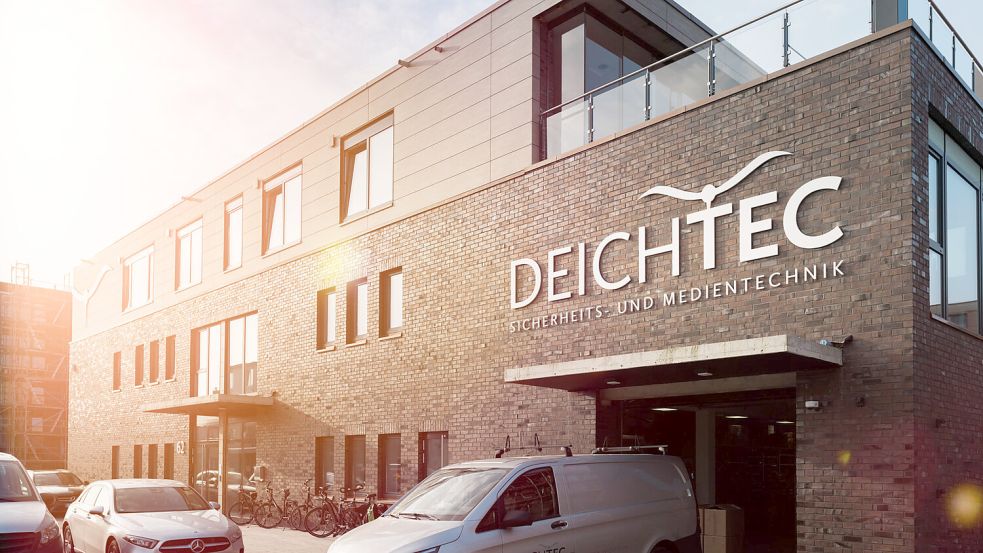 2020 hat Deichtec einen Neubau am Neuen Delft in Emden bezogen. Foto: Deichtec