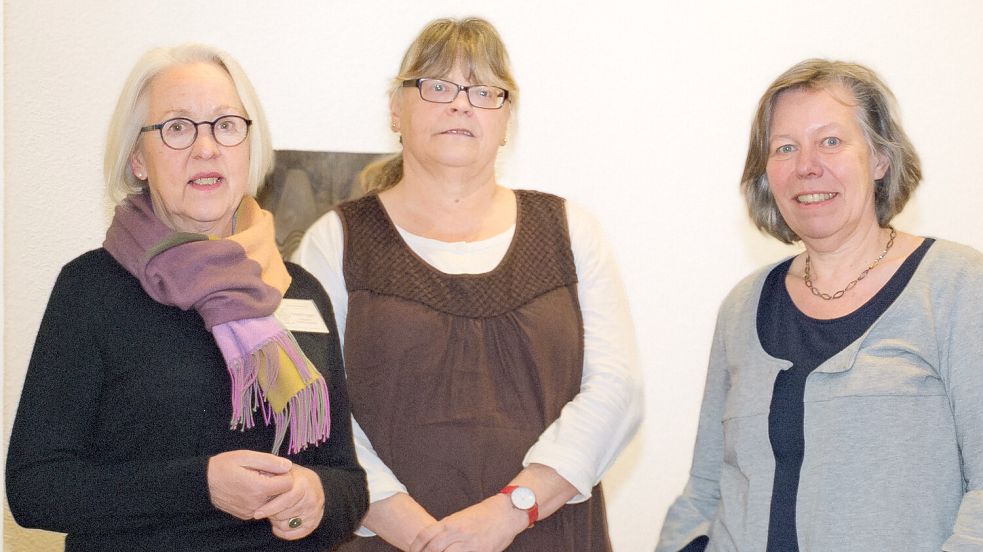 Verabschieden sich in den Ruhestand: Susanne Eggert (von links), Helen Reiners und Etta Kumm.