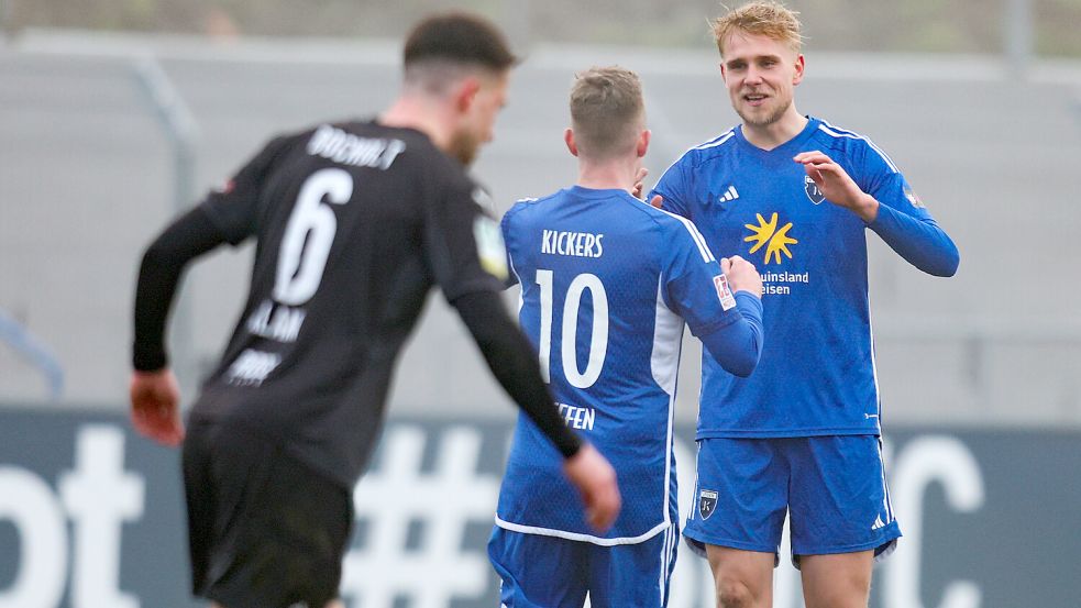 Marvin Eilerts und Co. sehen sich derzeit täglich. Foto: Doden/Emden