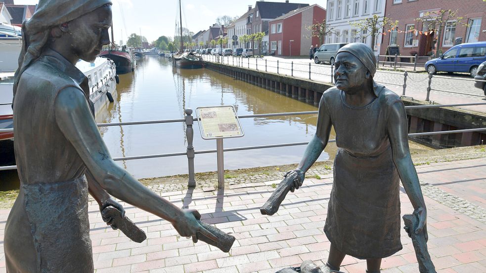 Der Alte Hafen von Weener hat Postkarten-Charme, aber auch einige Baustellen. Foto: Archiv