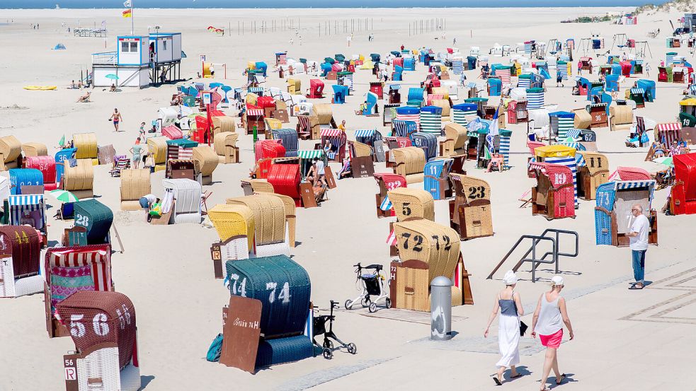 Bei den Untersuchungen zur Nachhaltigkeit im Tourismus diente Borkum als Forschungsobjekt. Foto: Dittrich/dpa